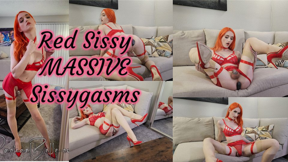 Red Sissy MASSIVE Sissygasms